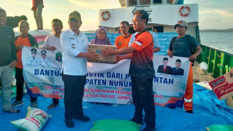 Setelah Tetapkan Tanggap Darurat Bencana, Pemkab Nunukan Salurkan Bantuan Kepada Korban Banjir
