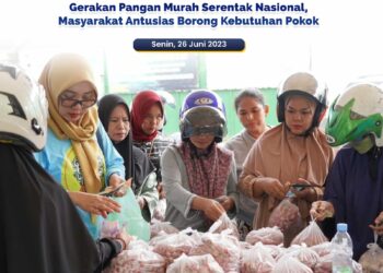 Gerakan Pangan Murah Serentak Nasional, Masyarakat Antusias Borong Kebutuhan Pokok
