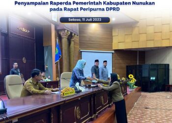Eksekutif Sampaikan Dua Ranperda Kepada Legislatif