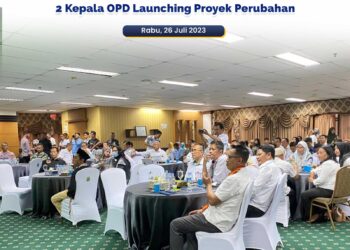 2 Kepala OPD Launching Proyek Perubahan