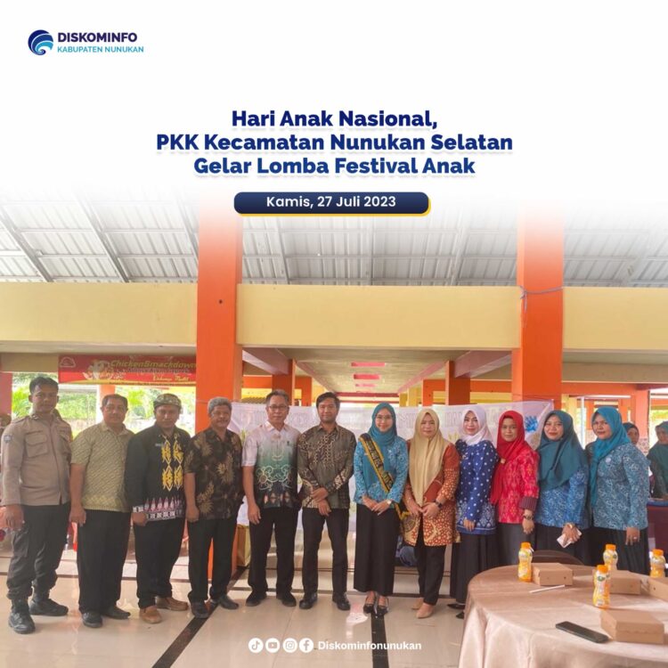 Peringati Hari Anak Nasional, PKK Kecamatan Nunukan Selatan Gelar Festival Lomba
