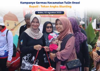 Kampanye Germas, Bupati Ajak Peduli Stunting