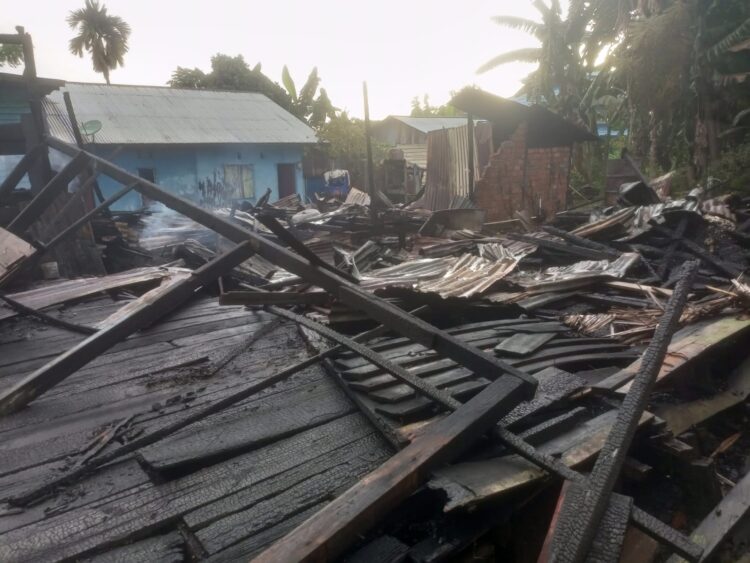 Kebakaran di Sei Bilal, Damkar turunkan 6 Unit Mobil Pemadam