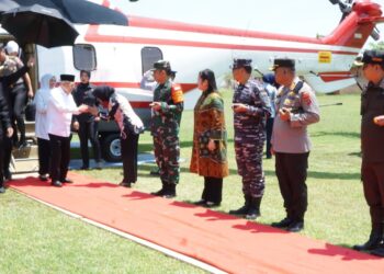 Bupati Nunukan Sambut Kedatangan Wakil Presiden RI