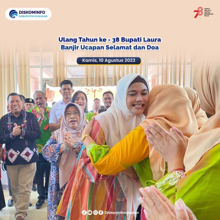 Ulang Tahun ke – 38, Bupati Laura Banjir Ucapan Selamat dan Doa