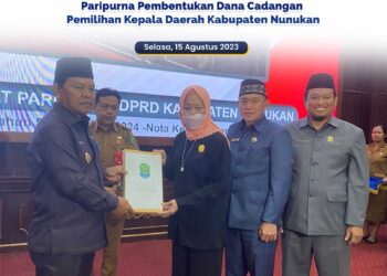 Paripurna Pembentukan Dana Cadangan Pemilihan Kepala Daerah Kabupaten Nunukan