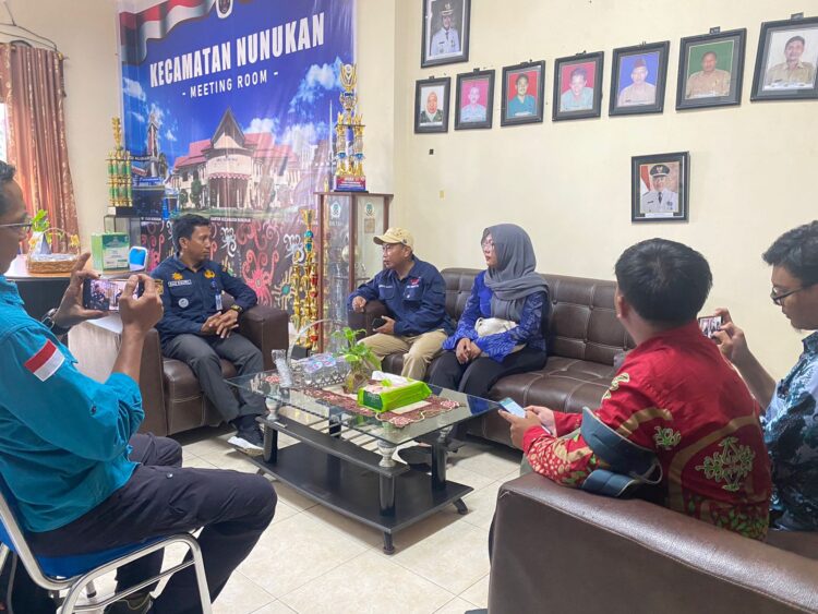 Kunjungan Peserta Pelatihan Jurnalistik ke Kantor Camat Nunukan