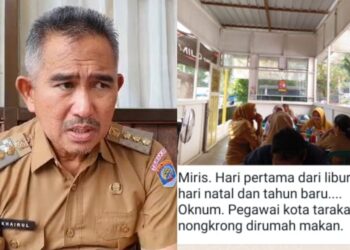 Viral! Diduga Oknum ASN Asik Nongkrong dan Makan di Warung saat Jam Kerja, Wali Kota Tarakan Sampaikan ini