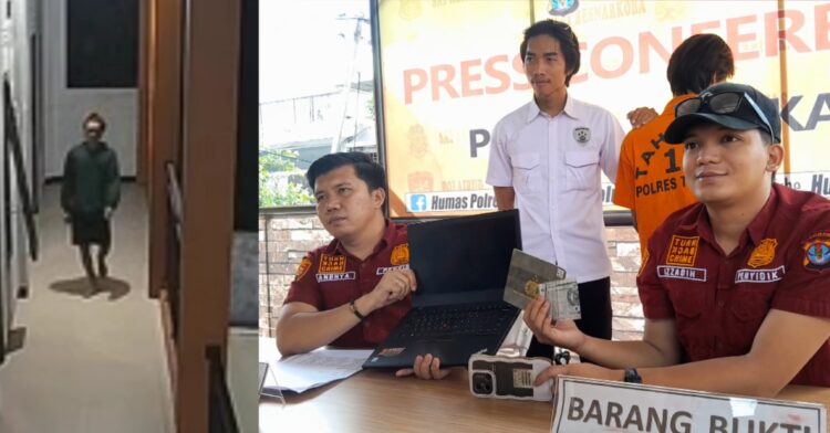 Aksi Pencuri di Homestay Terekam CCTV, Pelaku Gasak Barang Berharga dan Uang Milik WNA