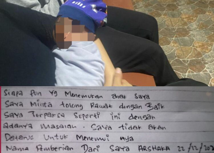 Geger Penemuan Bayi Laki-laki di Lingkas Ujung, Ternyata Ada Pesan di Kertas Bikin Merinding