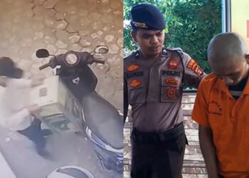Curi Motor dan Kotak Amal hingga Terekam CCTV, Residivis Kembali Dibekuk Polisi