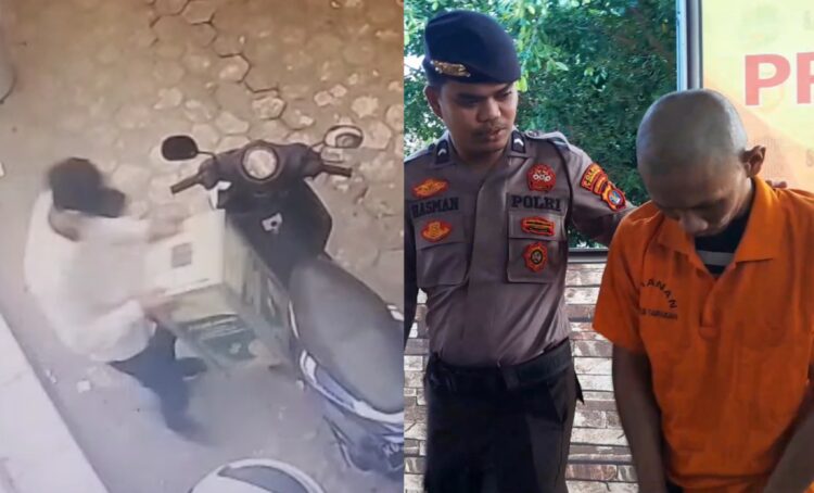 Curi Motor dan Kotak Amal hingga Terekam CCTV, Residivis Kembali Dibekuk Polisi