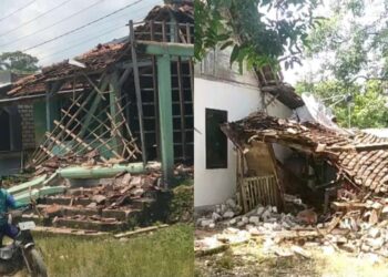 Sejumlah Bangunan Rusak Akibat Gempa Tuban, ini Penjelasan BNPB