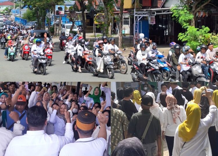 Ratusan Relawan dan Simpatisan Konvoi Daftarkan Sulaiman Gubernur Kaltara 2024 ke PKB