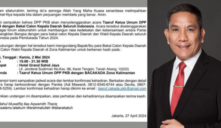 Hari ini Sulaiman Akan Hadiri Undangan Ta’aruf Ketum DPP Partai Kebangkitan Bangsa