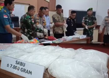 Bawa 7 Kg Sabu dari Tawau Malaysia, Dua Pria Diduga Kurir Ditangkap di Sebatik