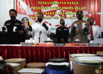 Pengungkapan Pabrik Obat Keras, Pemasaran Sampai ke Kalimantan