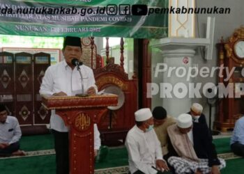 Wabup Hanafiah Hadiri Tabliq Akbar dan Istighosah Dalam Rangka Memperingati Isra’mi’raj Nabi Muhammad SAW 1443H Gelaran Majelis Dzikir Al Inabah