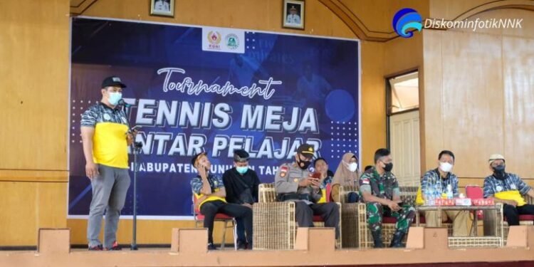 Wakil Bupati Nunukan Buka Turnamen Tenis Meja Antar Pelajar Se- Kabupaten Nunukan