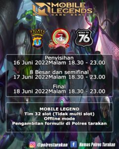 Lomba esports Polres Tarakan