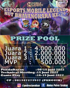 Lomba esports Polres Tarakan