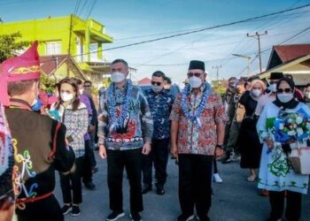 Pemkab Gelar Acara Penyambutan Bupati dan Wakil Bupati Malinau