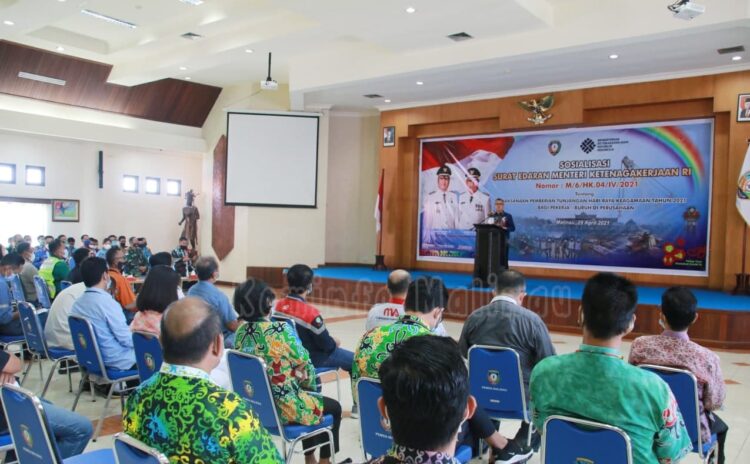 Pemkab Malinau Gelar Sosialisasi Surat Edaran Menteri Ketenagakerjaan Terkait Pemberian THR
