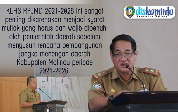 Plh. Sekda Buka Secara Resmi Konsultasi Publik I KLHS RPJMD 2021-2026