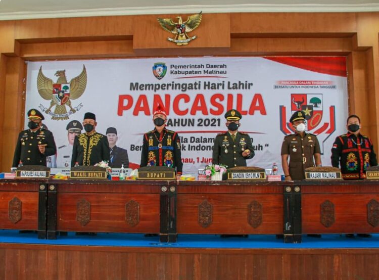 Peringati Hari Lahir Pancasila Secara Virtual, Bupati : Jaga dan Rawat Nilai yang Terkandung Dalam Pancasila