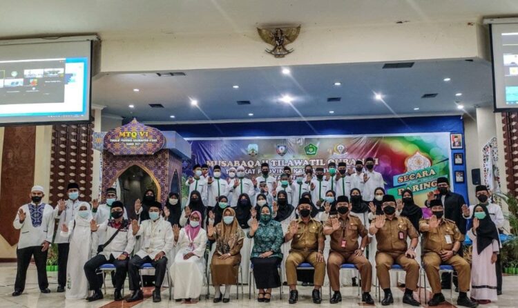 Pemkab Bersama Kafilah Malinau Ikuti Secara Daring Pembukaan MTQ Ke-VI Tingkat Provinsi Kaltara