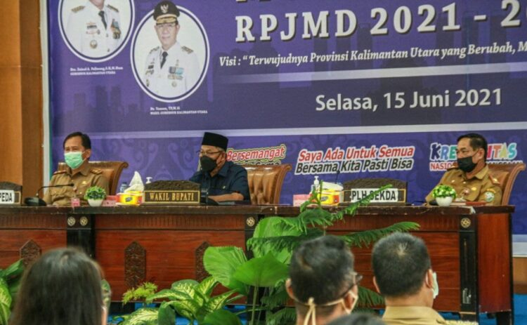 Musrenbang RPJMD 2021-2026 Provinsi Kaltara, Wabup Sampaikan Isu Strategis