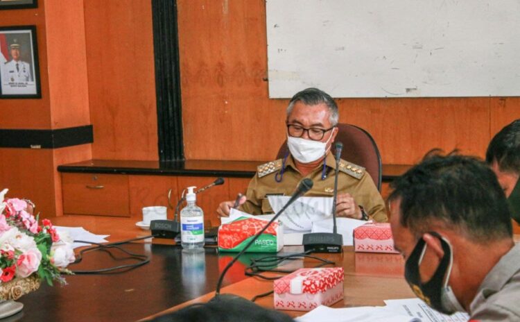 Bupati Pimpin Rapat Satgas Covid-19 Malinau