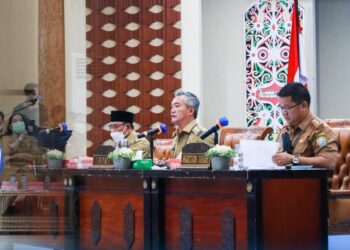 Bupati Pimpin Rapat Intimung Terkait Evaluasi Renja Triwulan I dan II