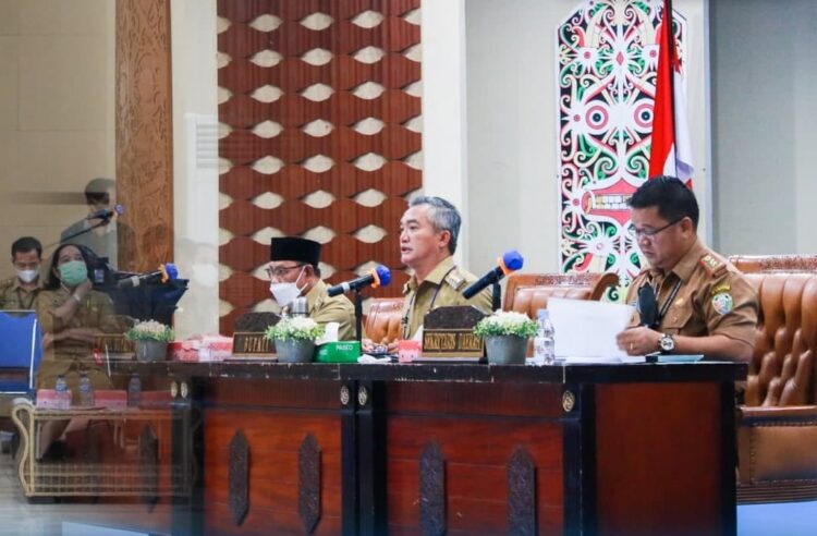 Bupati Pimpin Rapat Intimung Terkait Evaluasi Renja Triwulan I dan II