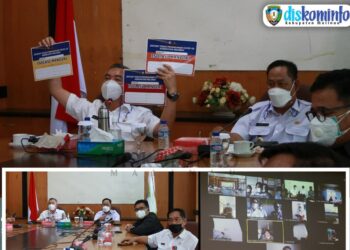 Pengendalian Covid-19 Daerah Perbatasan, Bupati Lakukan Pertemuan Dengan Camat Secara Virtual