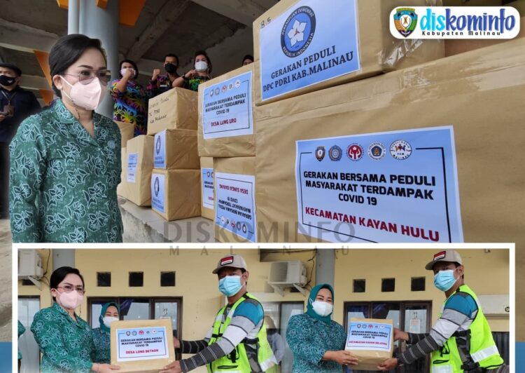 Peduli Kasih, PKK Kabupaten Malinau Kirimkan Bantuan Logistik Ke Apau Kayan