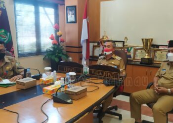 Bupati Lakukan Dialog Virtual Bersama Dewan Perwakilan Sekolah, Guru, dan Siswa-Siswi Sekolah