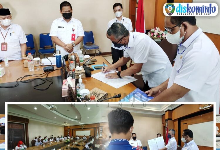 Bupati Tandatangani Perjanjian Kerjasama Dengan 6 Pihak