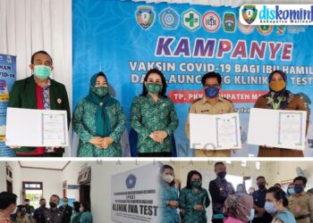 Bupati Hadiri Kampanye Vaksin Covid-19 bagi Ibu Hamil dan Launching Klinik Iva Test