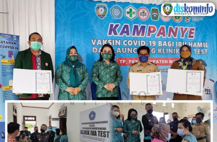 Bupati Hadiri Kampanye Vaksin Covid-19 bagi Ibu Hamil dan Launching Klinik Iva Test