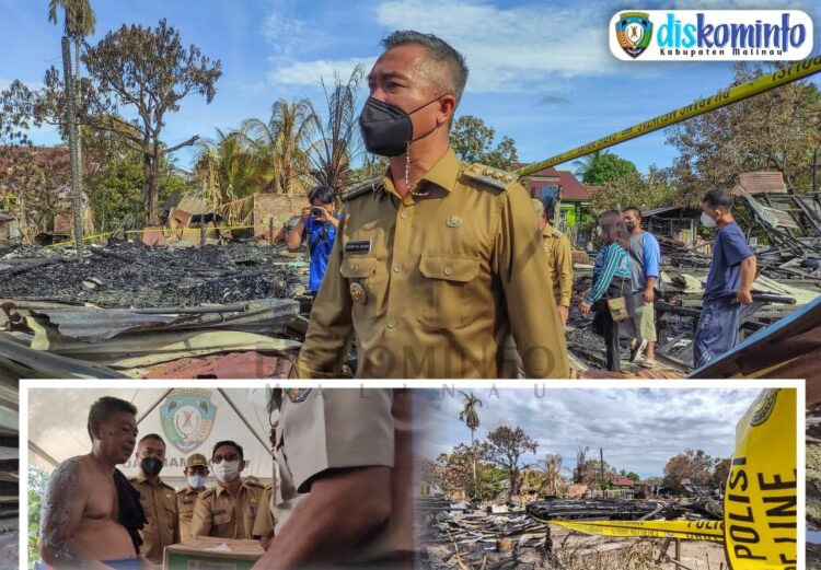 Bupati Berikan Bantuan Kepada Warga Korban Kebakaran