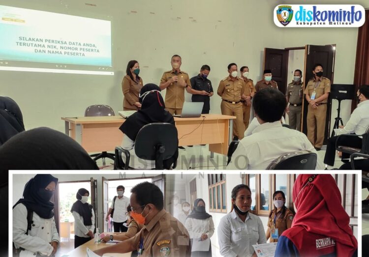 Diikuti 50 Peserta, Bupati Pantau Pelaksanaan Tes CAT