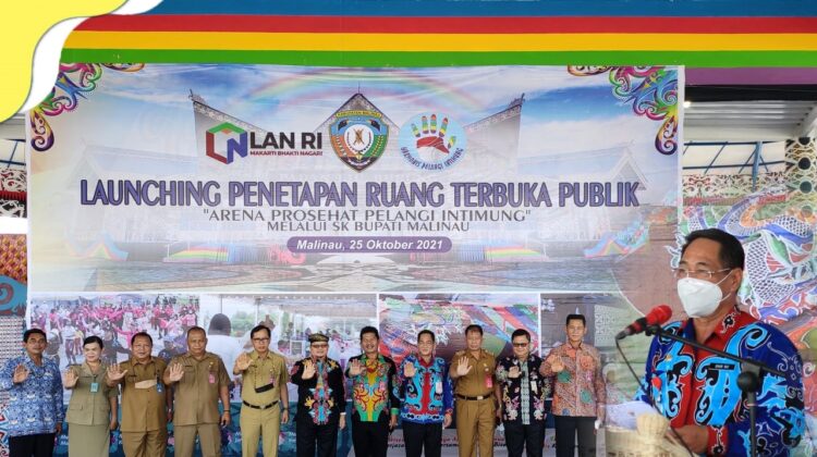 Launching Ruang Terbuka Publik Arena Prosehat Pelangi Intimung, Asisten III : Layak Jadi Ikon Malinau