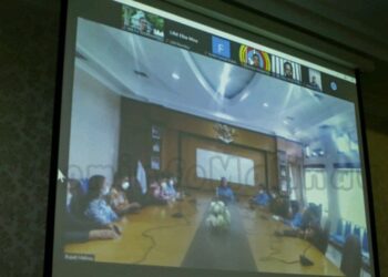 Bupati Lakukan Pertemuan Virtual Dengan Pengurus Gereja Terkait PPKM Level 3 Jelang Natal dan Tahun Baru