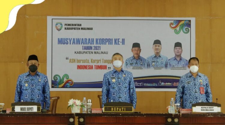 Buka Musyawarah KORPRI ke- II, Bupati Harapkan Keteladanan dan Profesional Pelayanan