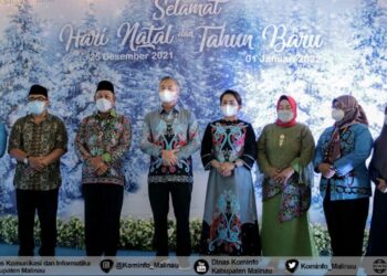 Rayakan Natal, Wabup Silaturahmi ke Rumah Bupati, Sekda dan Pejabat Daerah Lainnya