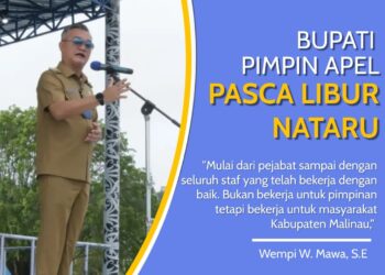 Bupati Pimpin Apel Perdana Pasca Libur Nataru