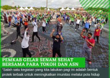 Pemkab Gelar Senam Sehat Bersama