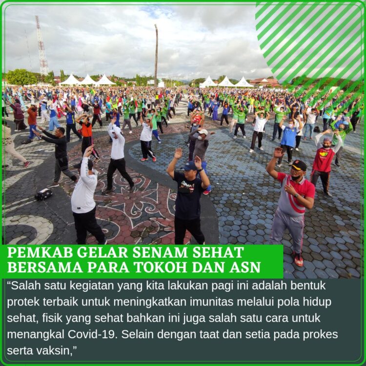 Pemkab Gelar Senam Sehat Bersama