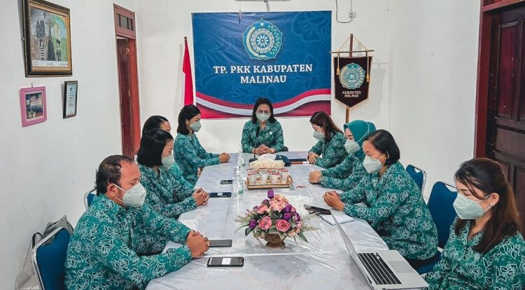 TP PKK Malinau Ikuti Pembekalan Kader PKK Pro Sehat Kendali Covid-19